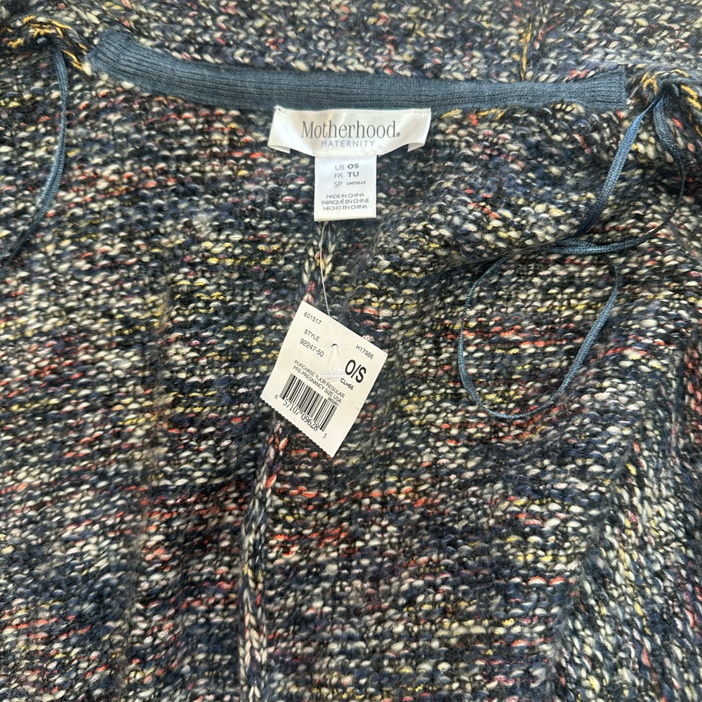 Motherhood Multicolor Knit Sweater NWT
One size Large